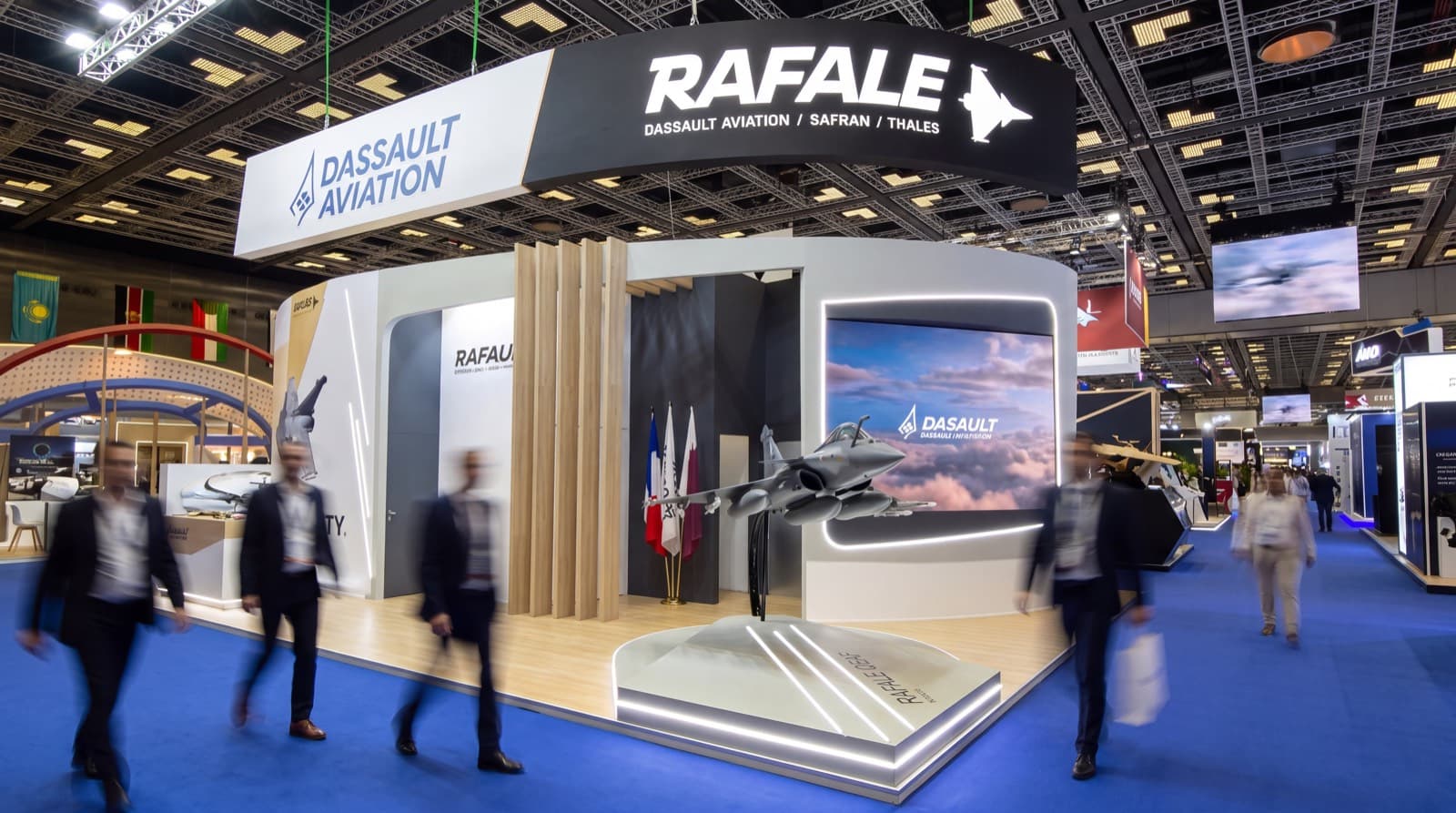 Dassault Aviation exhibition stand by Hookseek